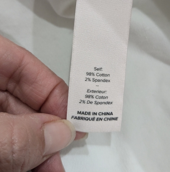 Cinq a Sept Woman White Military Short Sleeve Mini Dress A-Line Ruffle Smocked 2 - Picture 8 of 10